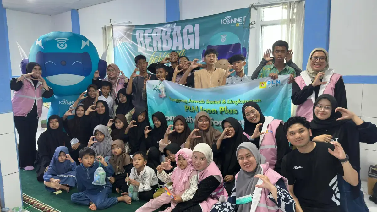 ICONNET Hadirkan Keceriaan Bersama Anak-Anak Panti Sosial Asuhan Anak Griya Yatim & Dhuafa Al Falah Rancaekek