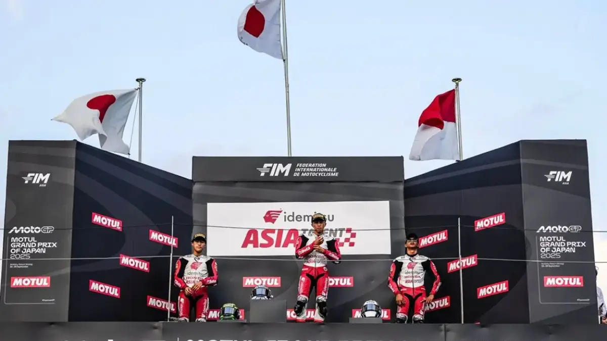 Tembus Top 3 Klasemen, Pebalap Astra Honda Tampil Kencang di IATC Motegi