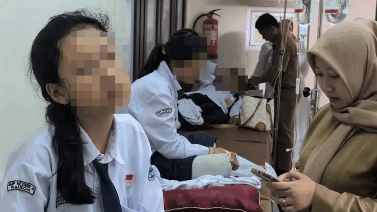 Puluhan Siswa SMPN 4 Pamarican Ciamis Terkapar, Keracunan MBG Lagi?