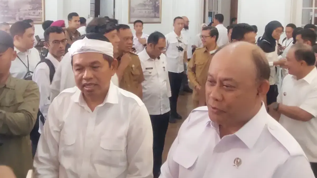 BGN Kucurkan Rp50 Triliun untuk Program Makan Bergizi Gratis di Jawa Barat Gubernur Jawa Barat, Dedi Mulyadi usai bertemu dengan Kepala Badan Gizi Nasional, Dadan Hindayana, di Kantor G