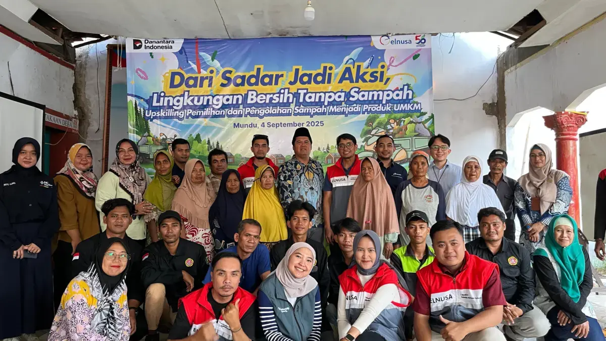 ELNUSA Gandeng Rumah BUMN Pertamina Palangkaraya, Purbalingga dan Bandung dalam menciptakan sampah menjadi eko