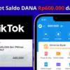 Cara Dapetin Saldo DANA Rp600 Ribuan Gratis 2025 Hanya Modal Nonton Video TikTok