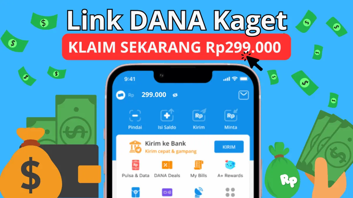 TERIMA Saldo DANA Gratis Rp299.000 dari Link DANA Kaget Ini!