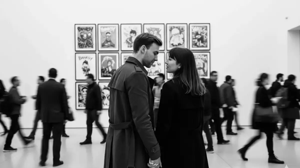 Cara Edit Foto Candid Hitam Putih di Art Gallery Bersama Pasangan Seperti Prewed Cara Edit Foto Candid Hitam Putih di Art Gallery Bersama Pasangan Seperti Prewed