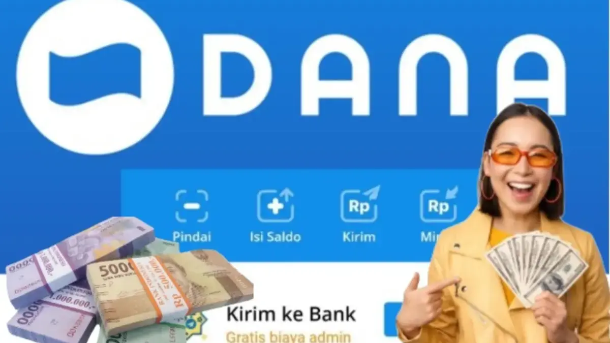 ILUSTRASI bermain game penghasil saldo DANA gratis.