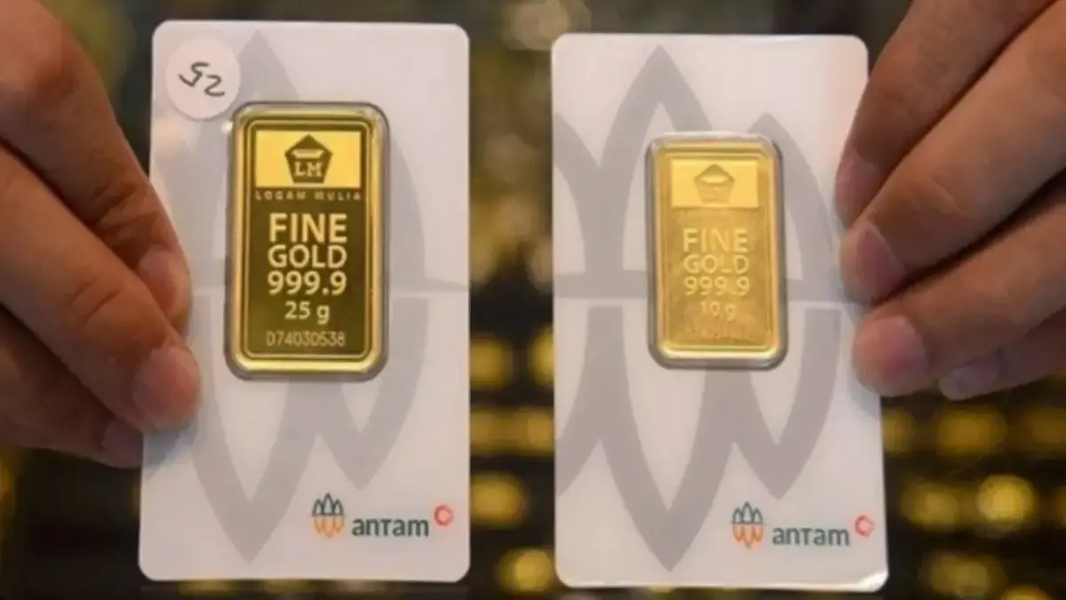 Harga Emas Turun, Berikut Update Daftar Rincian Harga Emas untuk Hari ini Harga Emas Antam yang hari ini Turun. (ist)