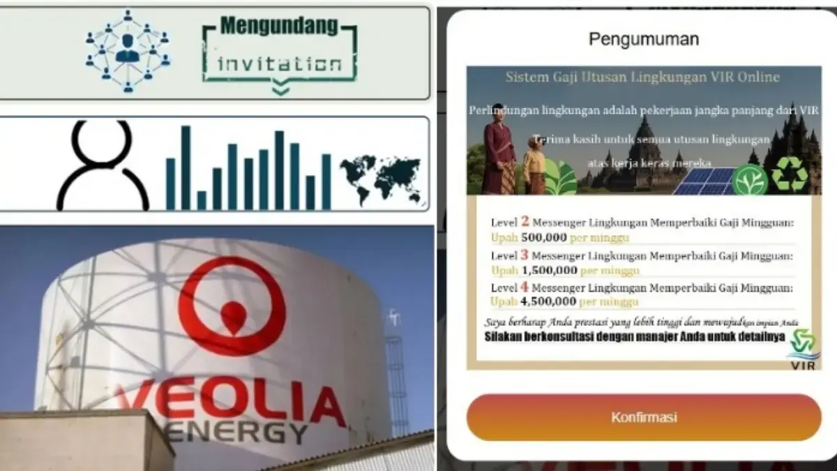 Janji keuntungan Aplikasi VIR atau Veoliair