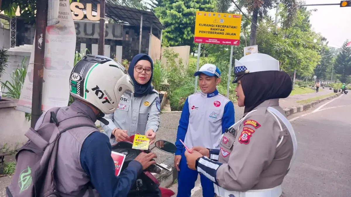 Safety Riding Center Honda PT Daya Adicipta Motora (DAM) bersama sejumlah instansi pemerintah menggelar kegiat