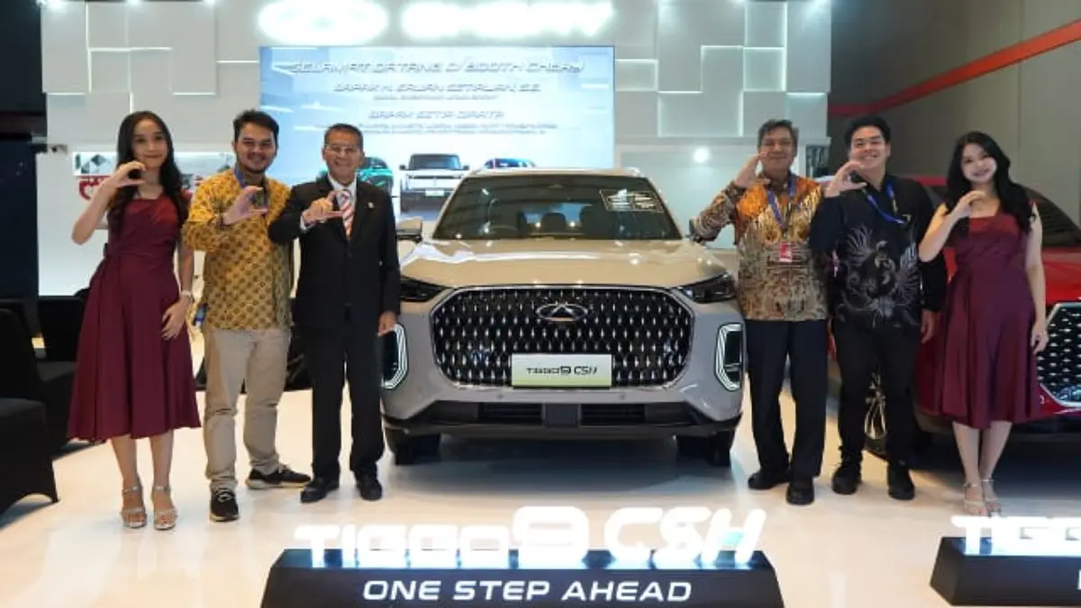 Regional launching Chery TIGGO 9 CSH AWD ajang GAIKINDO Indonesia International Auto Show (GIIAS) Bandung 202