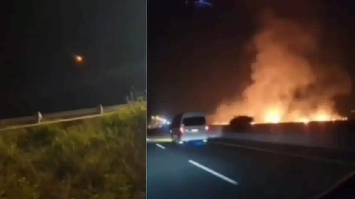 Heboh Kemunculan Bola Api di Langit Hingga Sebabkan Kebakaran di Cirebon, BRIN Buka Suara Video rekaman netizen terkait bola api di langit Cirebon