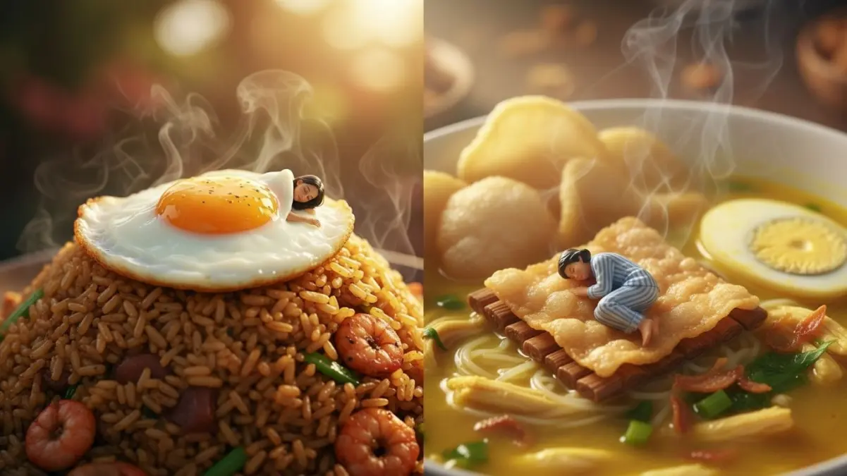 8 Prompt Gemini AI Paling Lucu untuk Edit Foto Tidur di Atas Makanan, Hasilnya Unik!