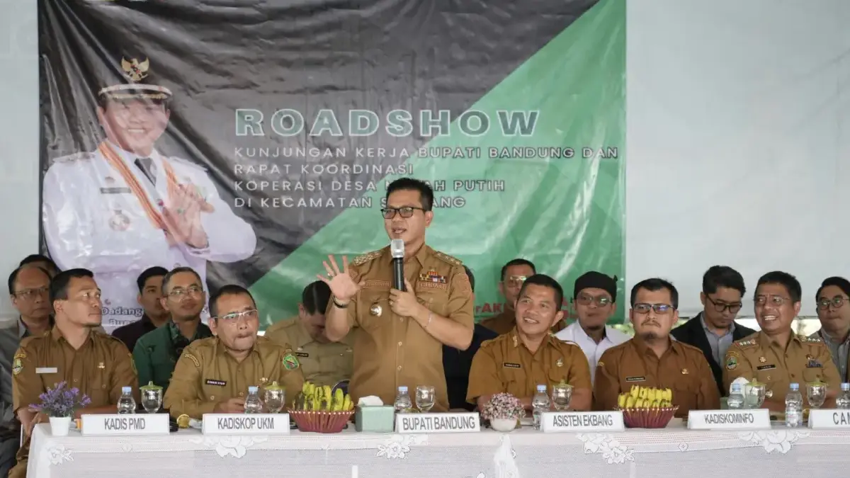 Bupati Bandung Tekankan Pentingnya Tertib Administrasi dan Kerja Sama dalam Roadshow KDMP
