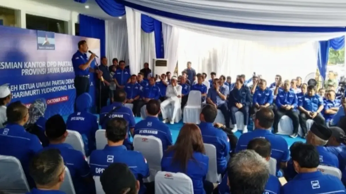 AHY Resmikan Kantor Baru DPD Partai Demokrat Jawa Barat DPRD Partai Demokrat Jawa Barat kini memiliki kantor baru dengan diresmikan langsung oleh Ketua Umum Agus Hari