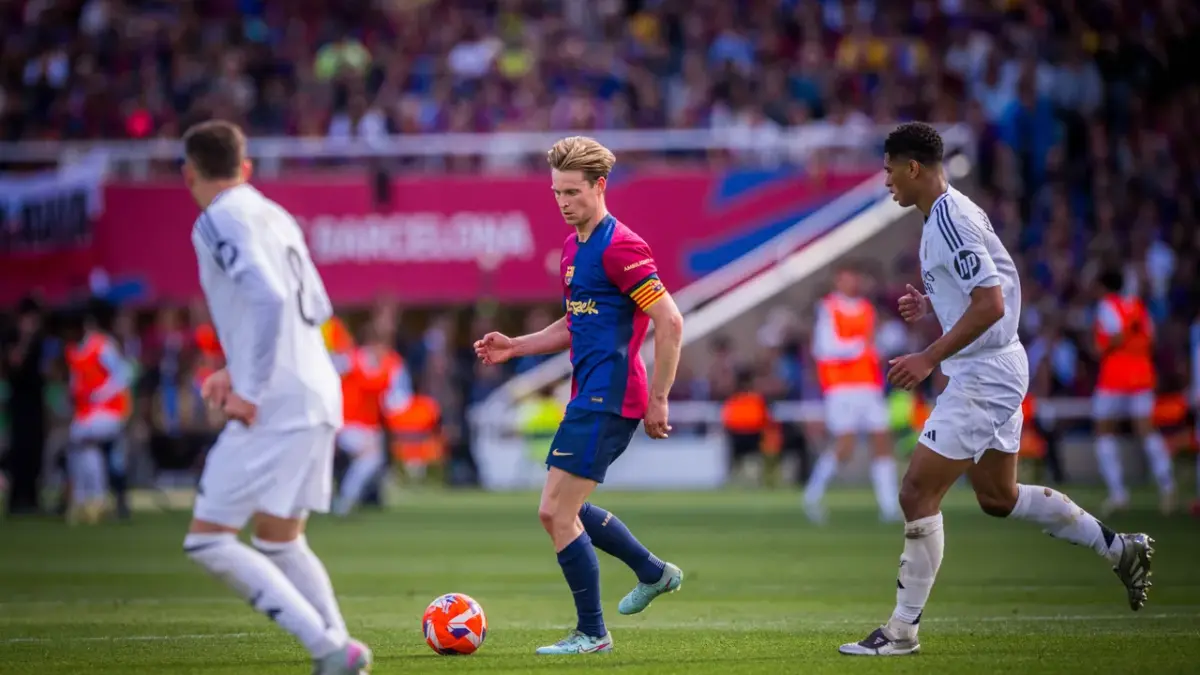 El Clasico Real Madrid vs Barcelona.