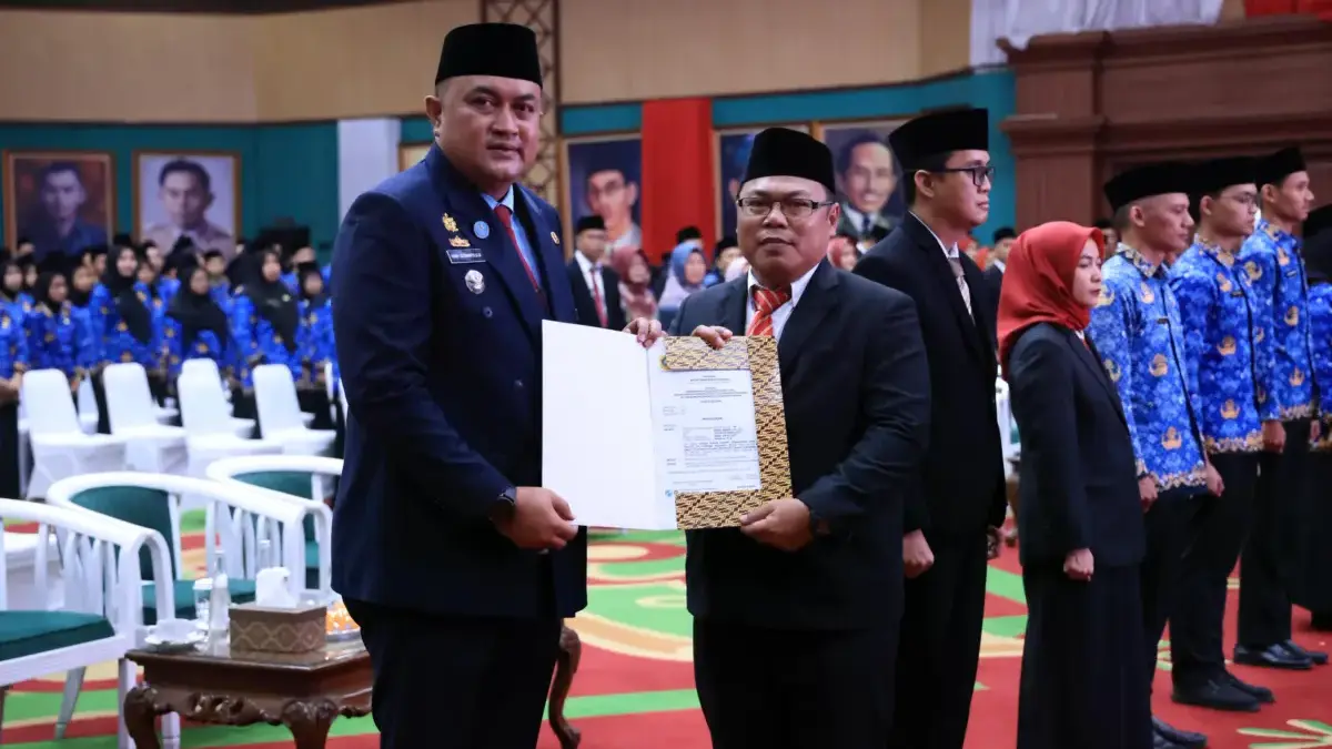 Lantik Pejabat di Lingkungan Pemkab Bogor, Ini Pesan Bupati Rudy Susmanto