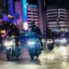 Semangat Kebersamaan Warnai Nocturnity Riding di Kota Bandung