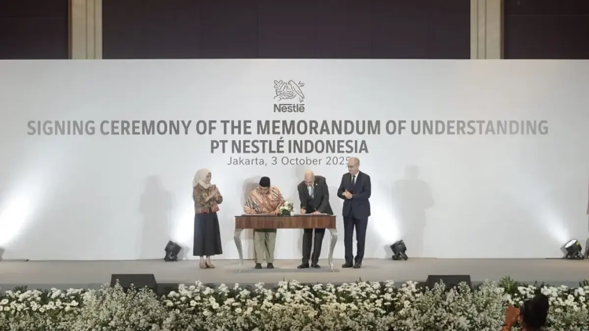 Nestlé Indonesia–BPJPH Percepat Sertifikasi Halal untuk 5.000 UMKM Penandatanganan MoU