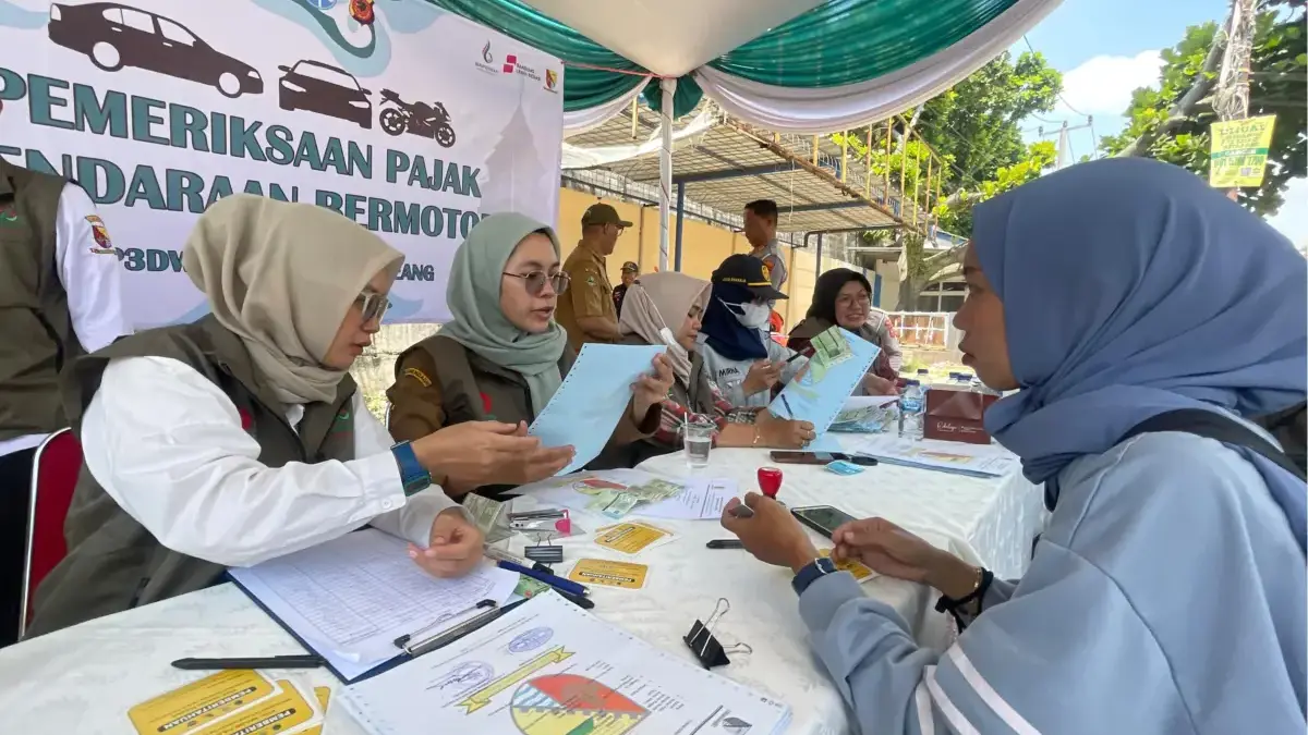 Bapenda Kabupaten Bandung Lakukan Operasi Gabungan, 94 Kendaraan Terjaring Tunggakan