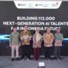 Direktur Utama Telkom Dian Siswarini saat acara Digistar Connect : Building 113.000 Next Generation AI Talents