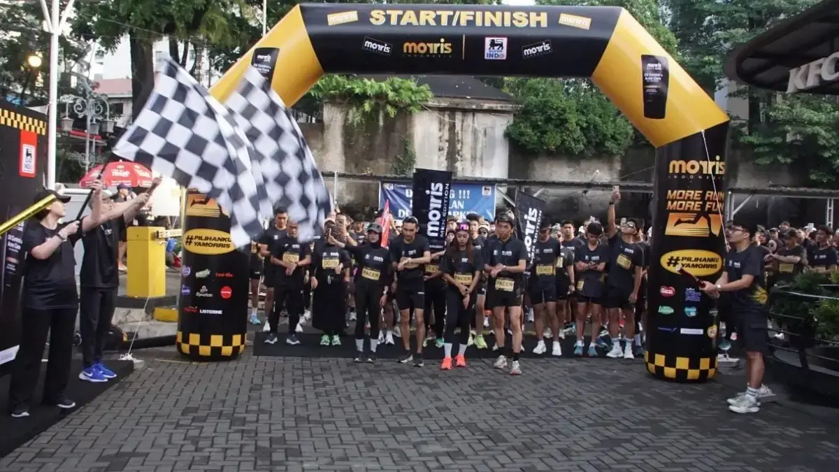 Morris dan Super Indo Gelar Aktivitas Fun Run, Ajak Masyarakat Bandung Terapkan Gaya Hidup Sehat