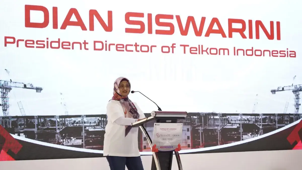 Direktur Utama Telkom Dian Siswarini.