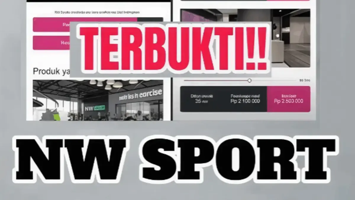 FIX SCAM, Aplikasi NW Sports Terbukti Penipuan Investasi!