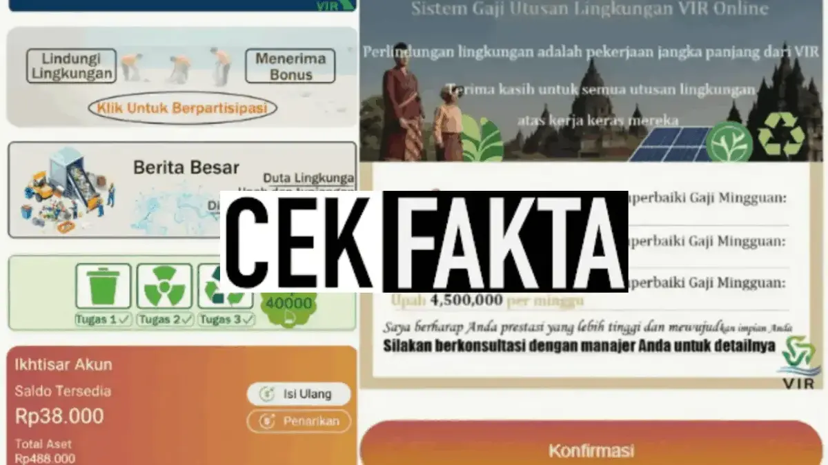 Aplikasi VIR Janjikan Uang dari Foto Sampah, Benarkah Aman? Begini Faktanya
