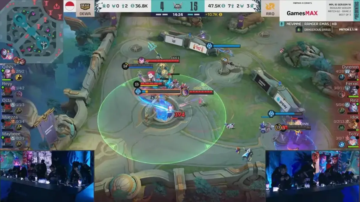 Jalan Terjal! Syarat RRQ Lolos ke Playoff MPL ID Season 16 Seberat Itu Match MPL ID S16 RRQ vs Dewa United.