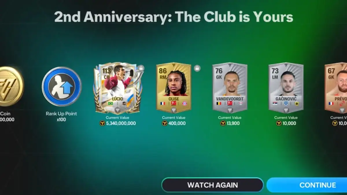 Hadiah Kode Redeem FC Mobile.