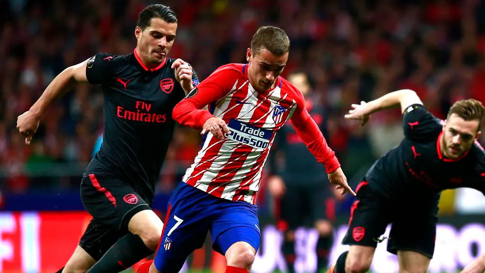 Atletico Madrid vs Arsenal di Liga Champions.