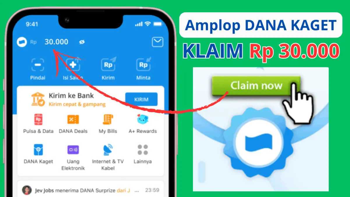 Nomormu Terpilih Dapat Link DANA Kaget Rp30.000, Saldo DANA Gratis Langsung Cair ke Ewallet! Nomormu Terpilih Dapat Link DANA Kaget Rp30.000, Saldo DANA Gratis Langsung Cair ke Ewallet!
