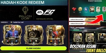 Kumpulan Kode Redeem FC Mobile Awal Oktober 2025, Banyak Item Eksklusif Gratis! Kumpulan Kode Redeem FC Mobile Awal Oktober 2025, Banyak Item Eksklusif Gratis!