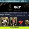 20 Kode Redeem FC Mobile 22 Oktober 2025, Jangan Sampai Ketinggalan Hadiah Spesialnya!
