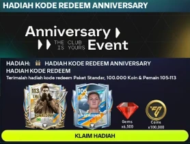 Update Kode Redeem FC Mobile 13 Oktober 2025, Klaim Pemain OVR 90+ Gratis!