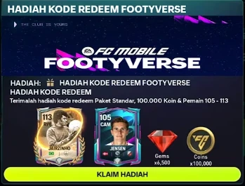 Update Kode Redeem FC Mobile 29 Oktober 2025, Cara Mudah Dapat Pemain, Gems, dan Item Langka Gratis! Update Kode Redeem FC Mobile 29 Oktober 2025, Cara Mudah Dapat Pemain, Gems, dan Item Langka Gratis!