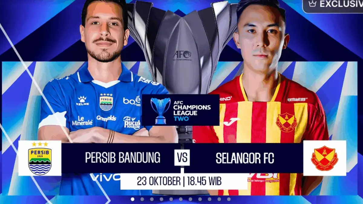 Link Live Streaming Laga Persib vs Selangor FC, Peluang Maung Bandung Menang Kali Kedua di ACL 2 Link Live Streaming Laga Persib vs Selangor FC, Peluang Maung Bandung Menang Kali Kedua di ACL 2