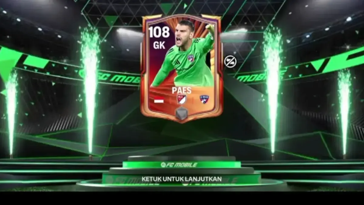 Daftar Kode Redeem FC Mobile Aktif Terbaru 9 Oktober 2025, Paket Pemain Timnas Indonesia Hadir Juga Maarten Paes kiper timnas Indonesia di FC Mobile 26.