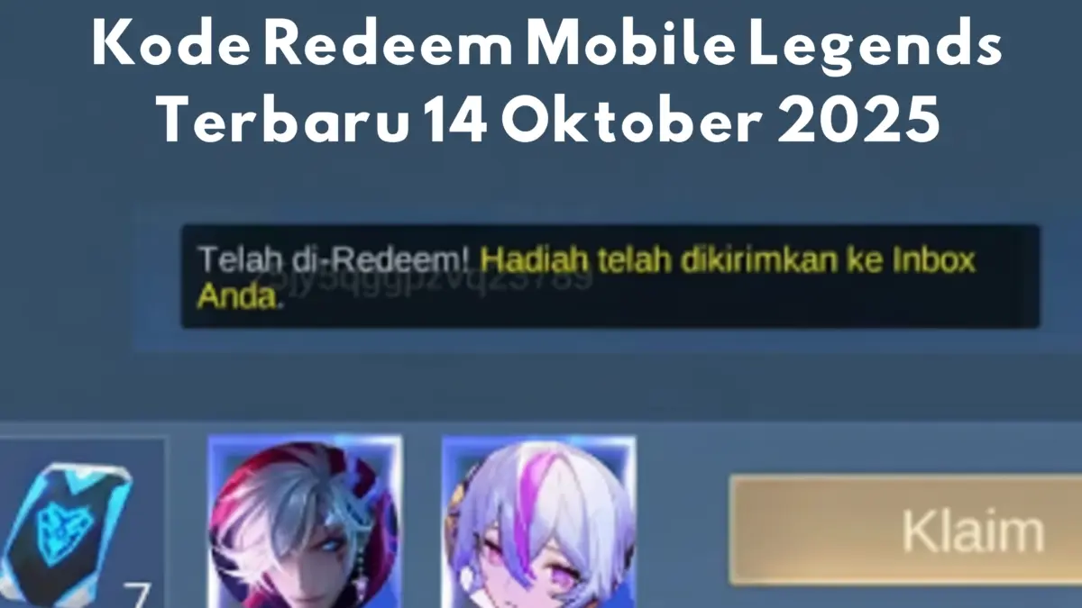 Kode Redeem Mobile Legends Terbaru 14 Oktober 2025, Dapatkan Hadiah Eksklusif Tanpa Top Up!