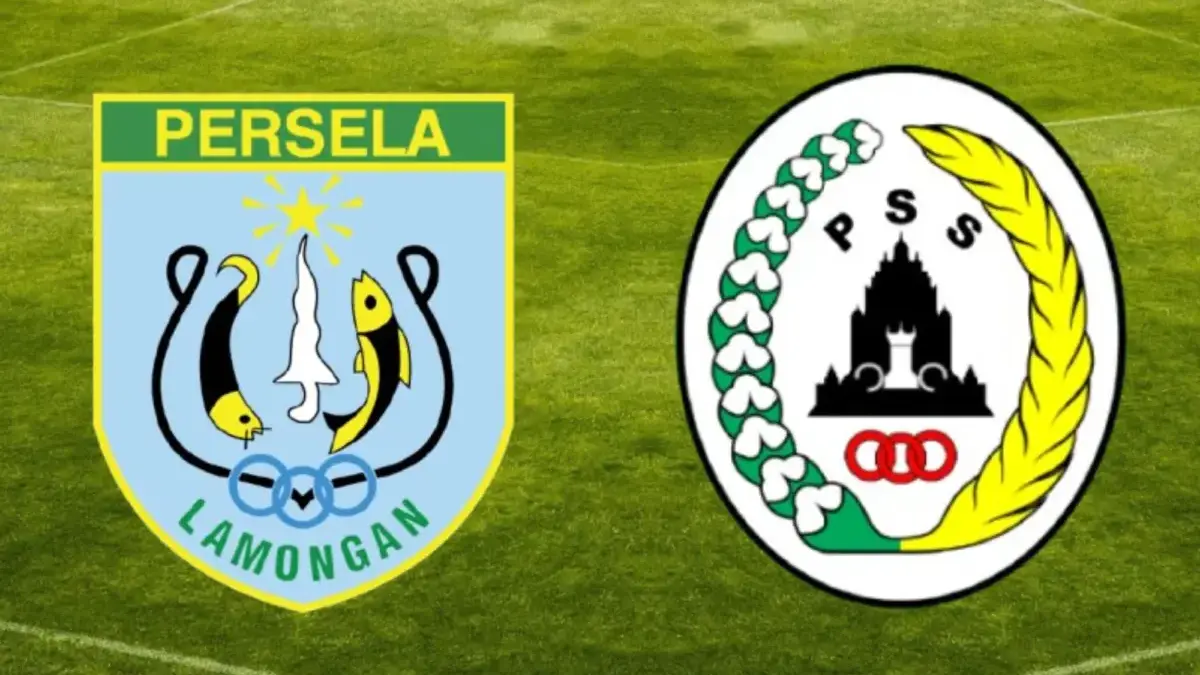 Canva editan foto Persela vs PSS.