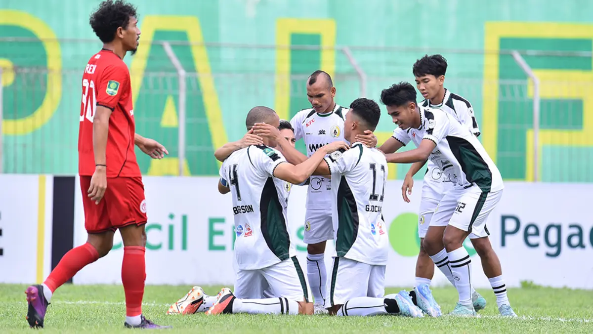 Pertandingan PSS Sleman di Liga 2 Championship.