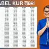 Angsuran KUR BRI 2025 Terbaru Oktober 2025, Pinjam Rp 100 Juta Cicilan Super Ringan Mulai 2 Ribuan Saja