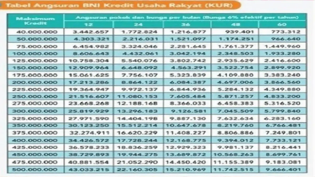 Update KUR BNI 2025 Bulan Oktober: Plafon Rp100 Juta, Bunga Rendah dan Cara Ajukan Mudah
