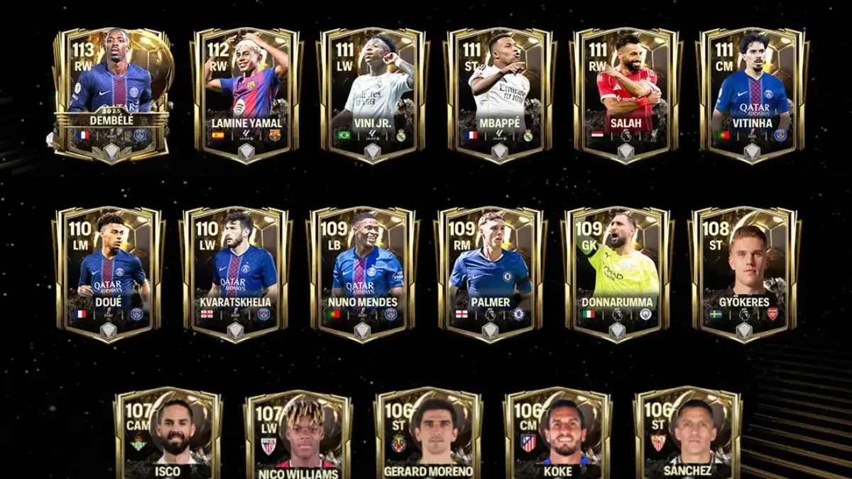 Event Ballon d\'Or FC Mobile.