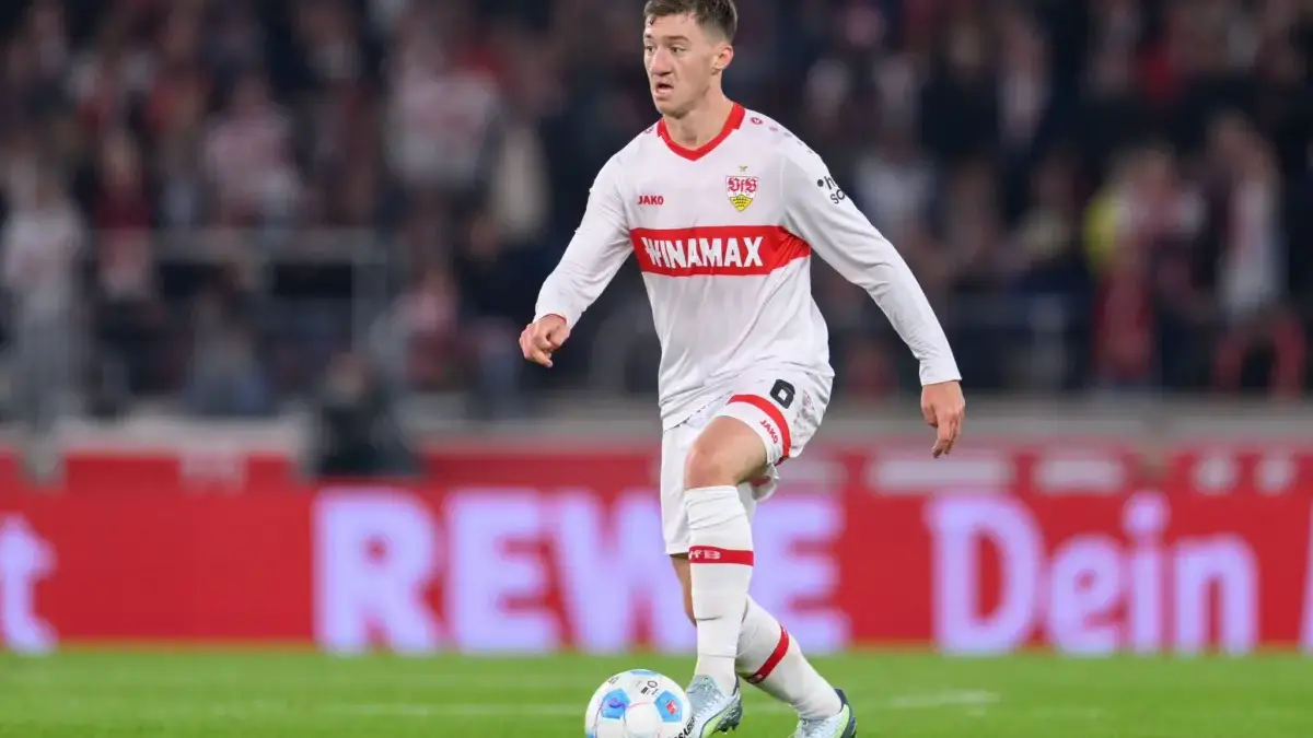 Angelo Stiller gelandang Stuttgart.