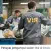 Salah satu foto tugas pengelolaan sampah di Aplikasi VIR