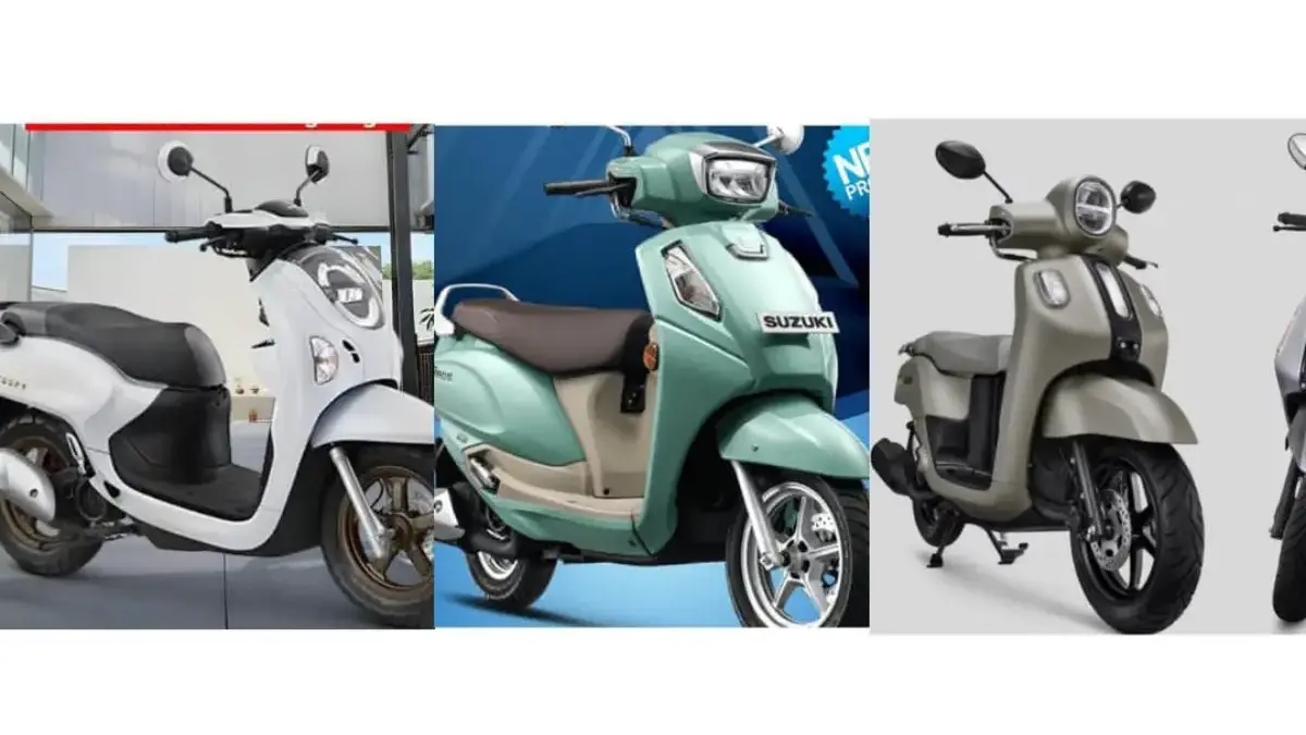 Perbandingan Suzuki Access 125 vs Honda Scoopy vs Yamaha Fazzio, Mana yang Lebih Bagus?