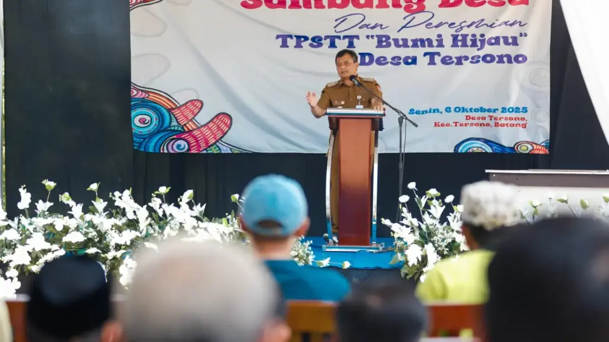 Diresmikan Ahmad Luthfi, Desa Tersono Batang Jadi Contoh Desa Mandiri Kelola Sampah Diresmikan Ahmad Luthfi, Desa Tersono Batang Jadi Contoh Desa Mandiri Kelola Sampah