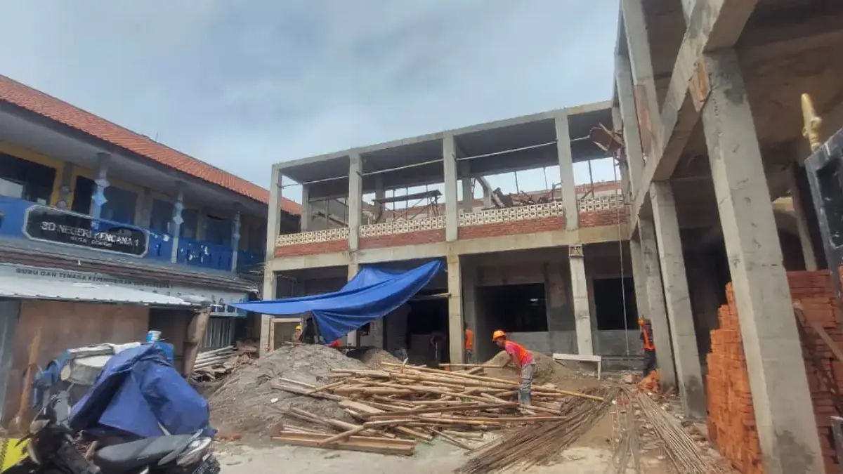 Disdik Kota Bogor Revitalisasi SDN Kencana 1, Siswa Belajar di Tenda Sementara 