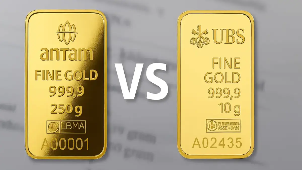 Perbandingan 2 Brand Emas Batangan, Antam vs UBS, Mana yang Lebih Untung Buat Investasi? Perbandingan 2 Brand Emas Batangan, Antam vs UBS, Mana yang Lebih Untung Buat Investasi?