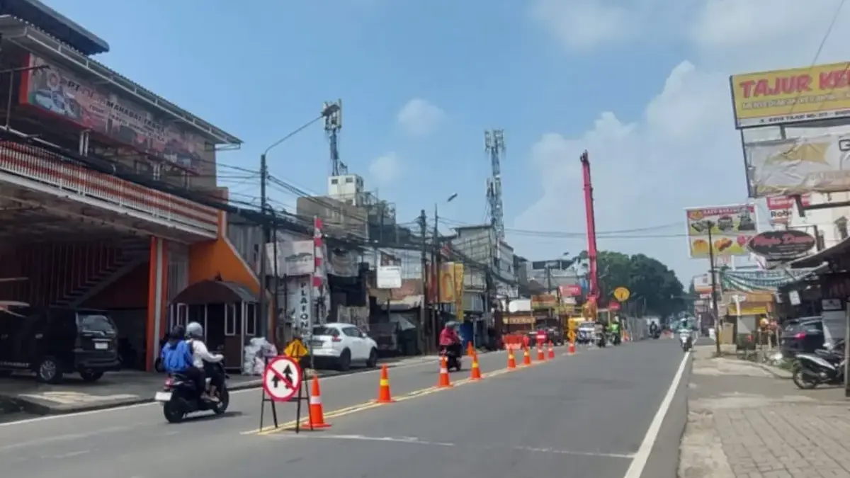 Hindari Kemacetan! Pemasangan Girder Jembatan Cibalok Dilakukan 14–15 Oktober, Ini Pengalihan Jalurnya Ilustrasi kawasan sekitar Jalan Raya Tajur dari Kota Bogor